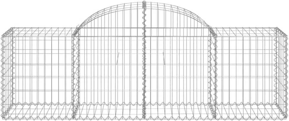 Large Spiral Gabion Basket Planter Silver Galvanized Iron Durable Decorative Feature for Outdoor Landscaping Projects with Sound-Absorbing Design and Easy Assembly Kit