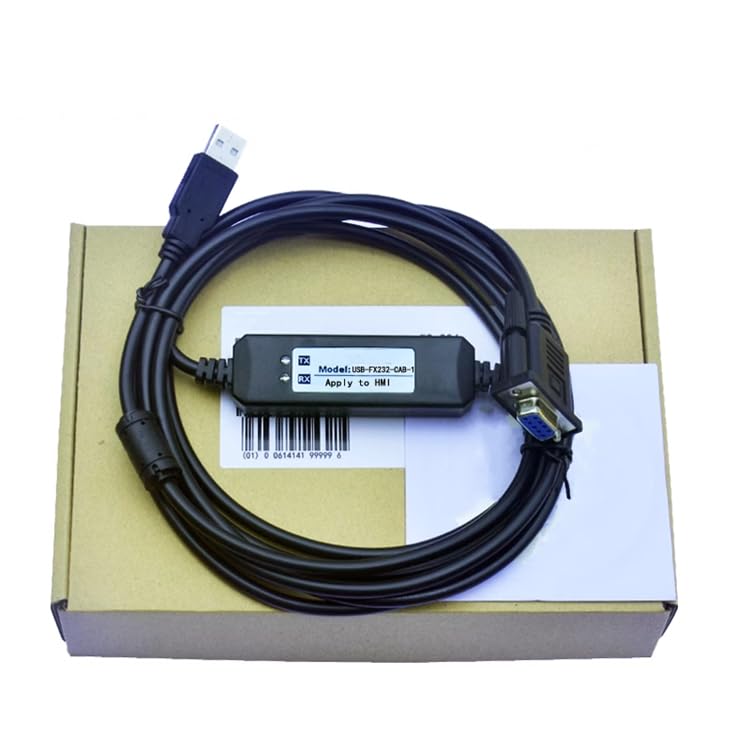 USB-FX232-CAB-1 for Data Download Cable Touch Screen Programming Cable Dual Chip Design Industrial Grade 3m