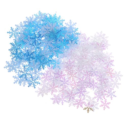 La Mejor Lista de Nieve artificial - los preferidos. 42 COHEALI Confeti De Copos De Nieve 1200 Piezas Confeti Decorativo Para Fiesta De Navidad Y Boda 0.78 Pulgadas Suministros De Adorno Para Ambiente Festivo