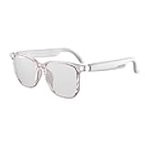 AI Smart Glasses, Bluetooth 5.4 Translation Glasses with 160+ Languages, Smart Sunglasses for Men & Women, Open-Ear Audio, Ultra-Light Resin Frame, for Travel Business Meetings(White)