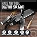 Heavy Duty Diamond Sharpening Stone Set with Adjustable Base, 2-Sided Fine/Coarse Grit Diamond Sharpening Plate, Fast & Efficient Diamond Knife Sharpener for Knives and Chisels from Schaaf Tools