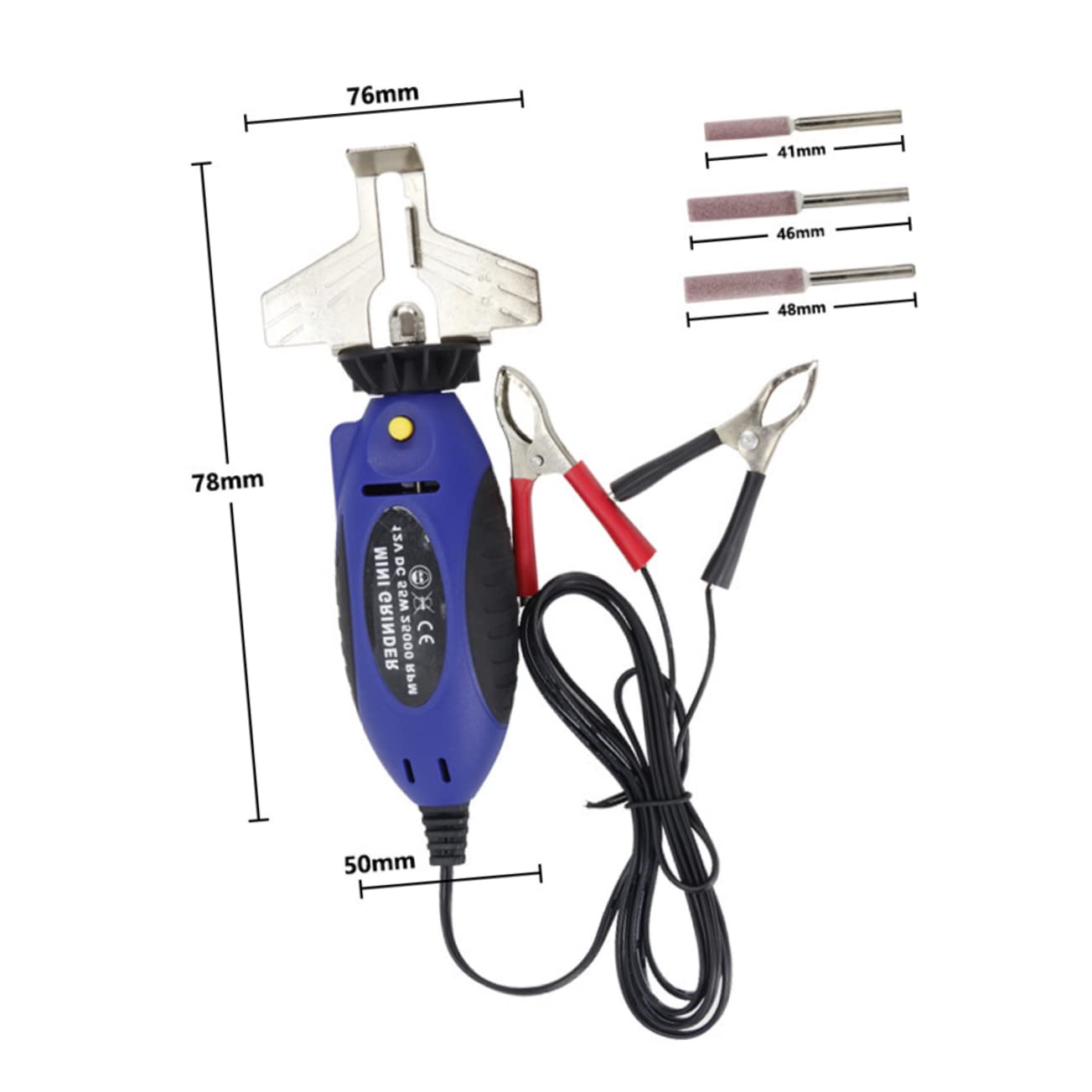 Mini Afiladora De Cadena Eléctrica Herramienta De Afilado Manual Con Llave y Piedra De Afilar Afilador De Cadenas De Motosierra