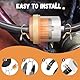 JKITNHJOT Benzinfilter, Kraftstofffilter, Benzinfilter Moped, 2m Benzinschlauch Kit Mit 5 Filtern Und 12 Schlauchschellen Für Motorrad, Auto, Rasenmäher Und Roller