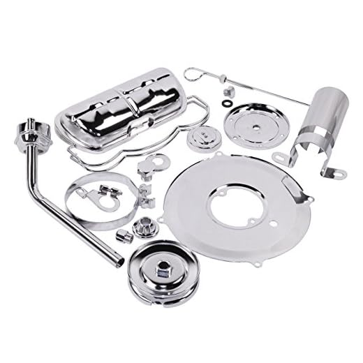 Super Chrome Deluxe Dress Up Kit, for Aircooled VW Engines, Compatible with Dune Buggy