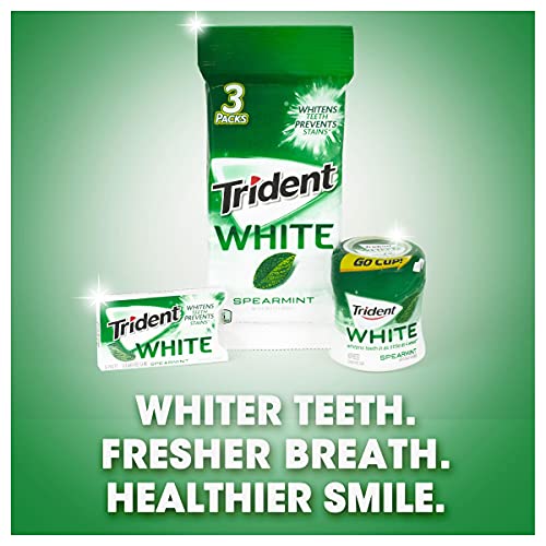 Trident White Spearmint Sugar-Free Chewing Gum, 6 Bottles of 60 Pieces - image 9