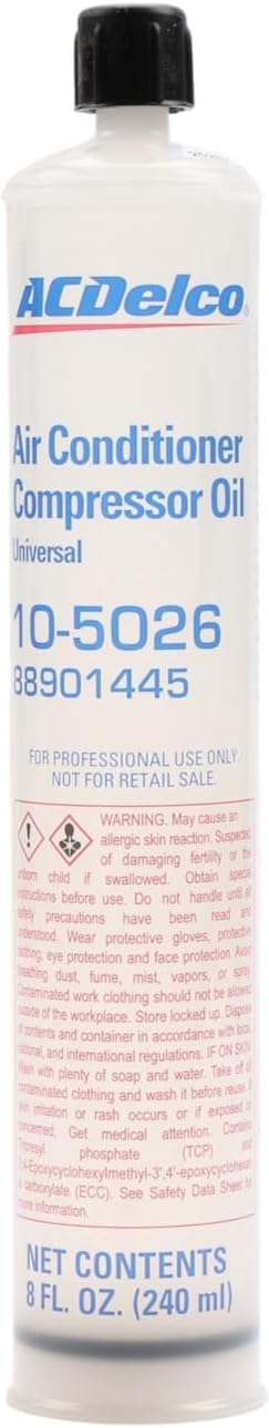 10-5026 Air Conditioning System PAG Oil - 8 oz Cartridge