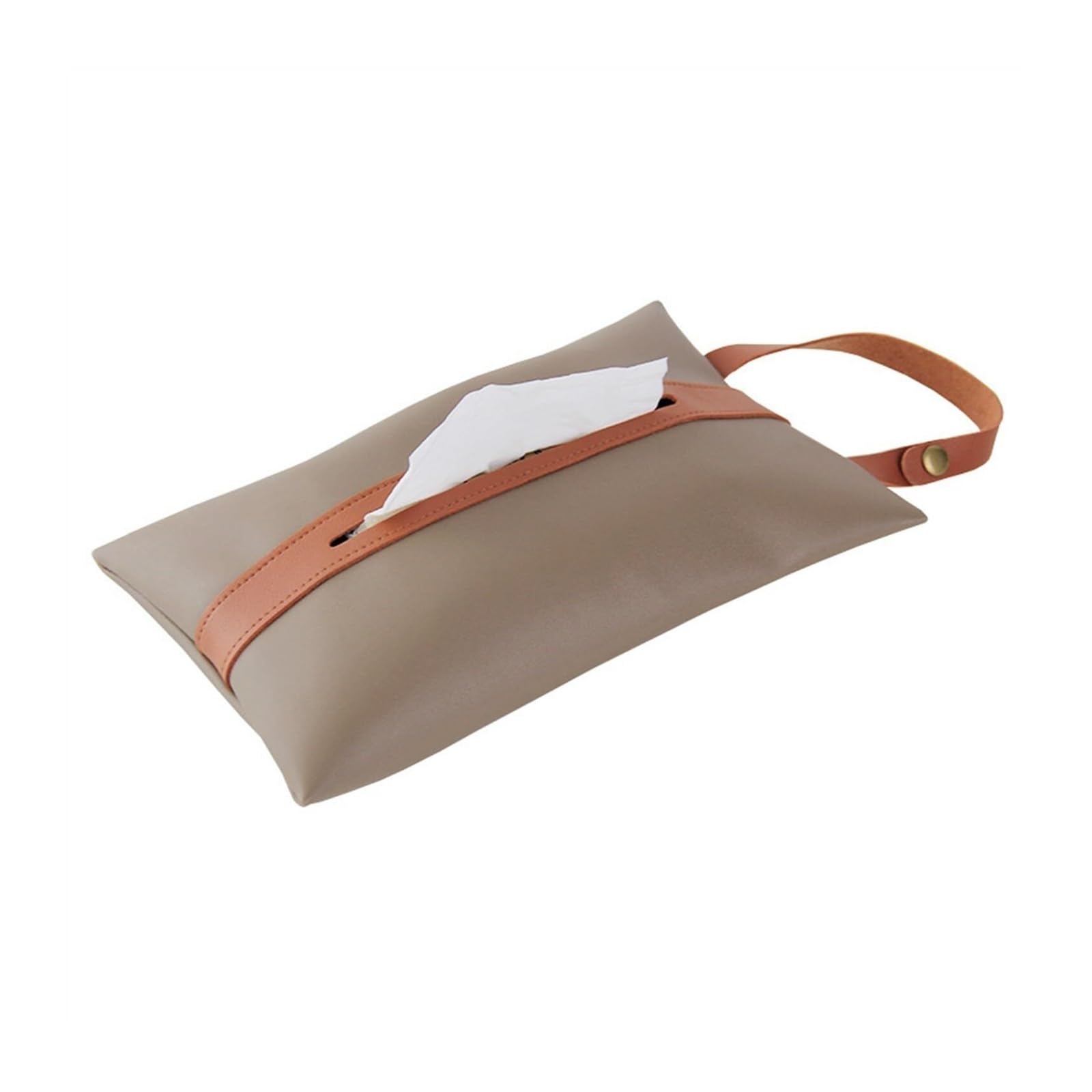 Tissue Dispenser Box Tissue Box Holder Hanging PU Towel Napkin Dispenser Apartment Must Haves(1)