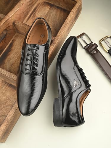 Image of AADI Men's Synthetic Leather Derby Formal Shoes