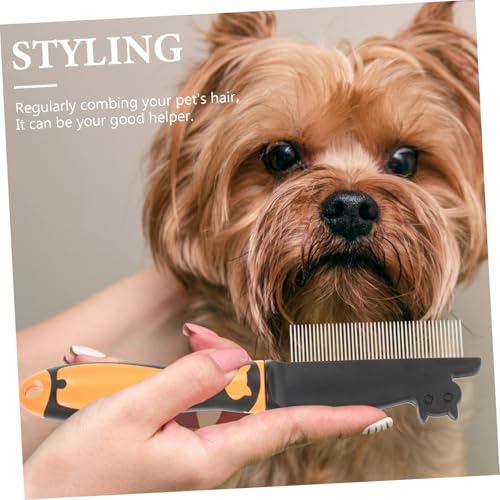 Peine resistente al cabello de perros Toddmomy compacto y reutilizable 5