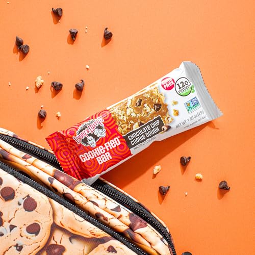 Lenny & Larry's Cookie-Fied Protein Bar Cookie Dough 12g 9 Pack | Vegan Protein Bar with 12g Plant Protein, 5g Fiber, Non-GMO Ingredients & Chocolate Chip Cookie Dough Flavor - image 4