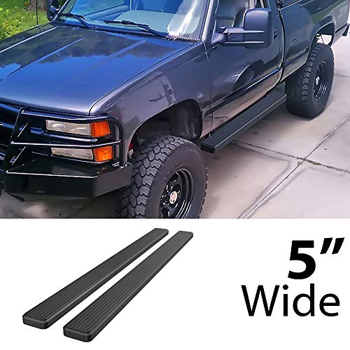 Estribos Eboard Running Board 5" Negro para GMC C/K y Chevy Tahoe miniatura 2