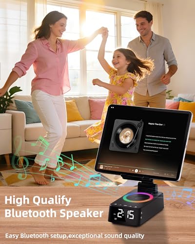 Gifts for Men Women, Bluetooth Speaker with Phone Stand White Noise Machine - Image 4