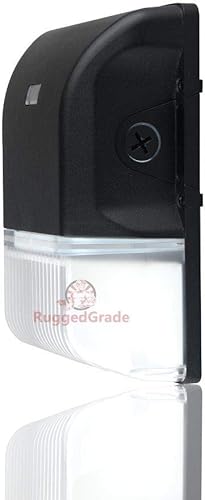 Miniatura 7 de RuggedGrade Pavo III Series - Lámpara de pared LED de 2,400 lúmenes con fotocélula del atardecer al amanecer, solo 20 vatios, blanco brillante de