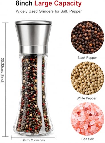 Image of Moldiy Manual Coffee Grinder | Conical Burr Mill for Precision Brewing | Brushed Stainless Steel (Big)