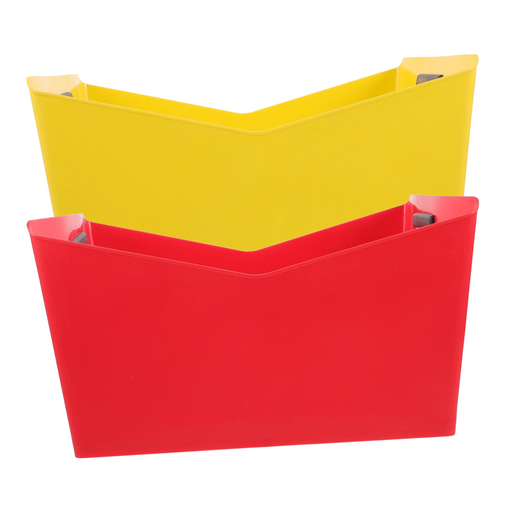 PRETYZOOM Elegant Modern Ice Bucket Bar Ice Tub for Cocktail Ktv Keg 2pcs Plastic Baskets Handles