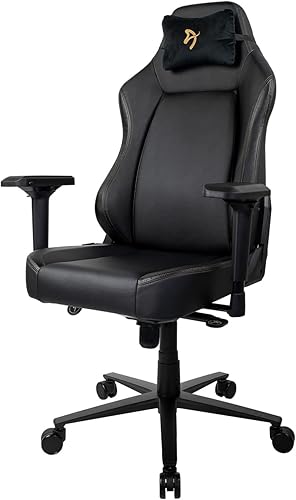 Arozzi Primo - Silla de oficina de piel sintética de alta calidad con sillón reclinable giratorio basculante de inclinación, altura ajustable,