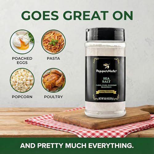 Sal marina gruesa Gourmet PepperMate 1.06 lb miniatura 5
