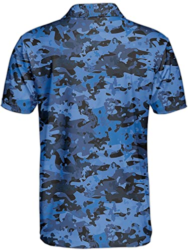 Lalohu Camo Golf Shirts For Men Crazy Golf Shirts For Men Mens Golf Shirt Funny Golf Shirts For Men Golf Polos For Men #TOP1