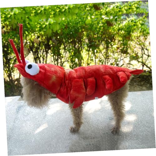 Disfraz de langosta rojo para perros talla XL miniatura 3