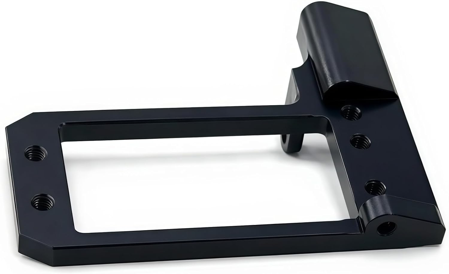 BTA Servo Mount for 1/10 RC Crawler F10 Portal Axle, CNC Aluminum Behind-Axle Front Servo Mount, Low CG Design (Black)