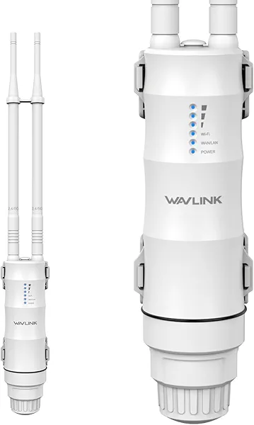 WAVLINK AC1200 Outdoor Long Range WiFi Extender/Wireless Access Point with Active/Passive POE,WAN/LAN Port,IP67 Waterproof, Dual Band 5G+2.4G, 2x7dBi Antennas,Supports Router/AP/Repeater Modes