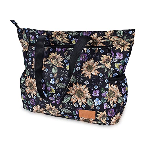 Image of CLOUDMUSIC Shoulder Tote Bag For Nurses Teachers Work Gym Travel Beach Women With Large Capacity Waterproof