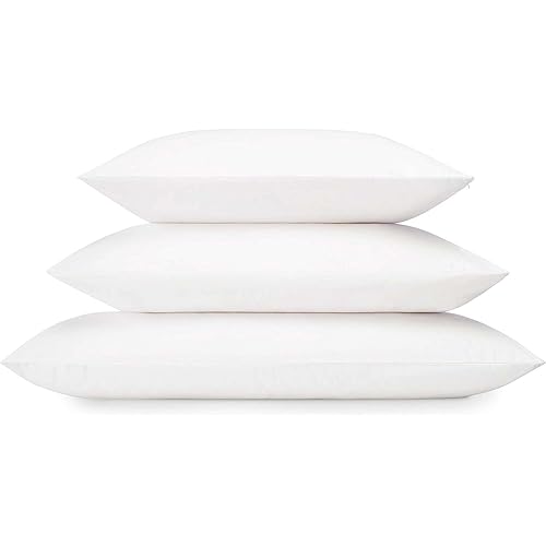 American Talalay Latex Medium Support Bed Pillow for Sleeping with Luxurious 100% Cotton Sateen, 400TC Cover, Standard High Profile – Made in USA