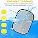 CHUWOK 2-Pack Pet Hair Removal Gloves – Reusable Double-Sided Electrostatic Gloves for Cats and Dogs, Ideal for Grooming and Removing Hair from Furniture Like Couches