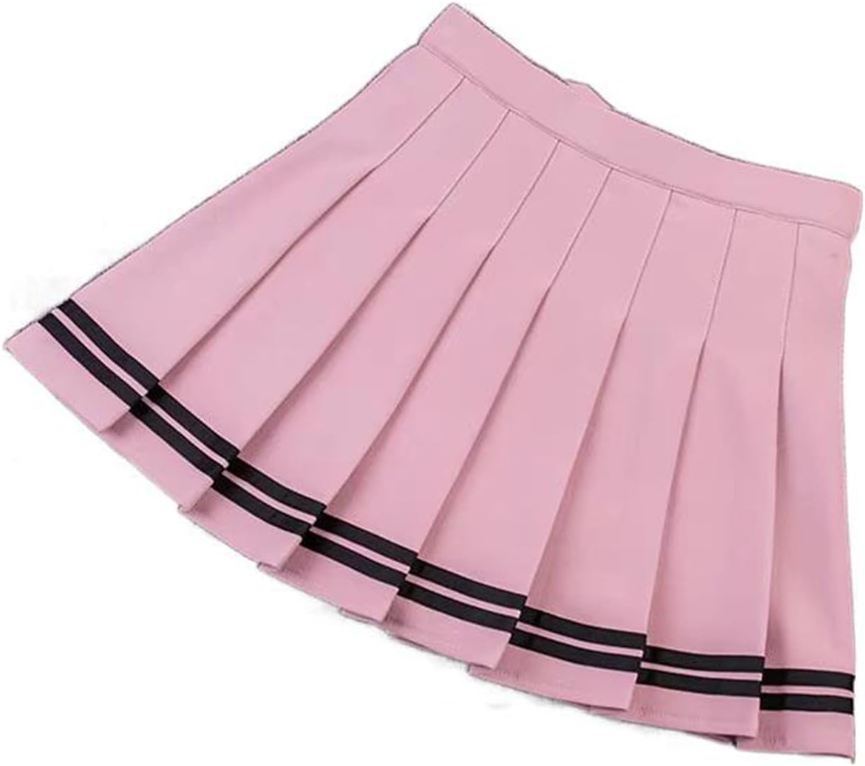 Women's Summer Short Skirt Striped Pleated Korean Short Commuting Skirt