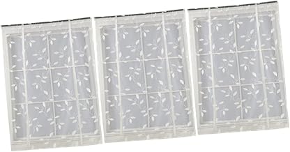 Garneck 3 Peças Cortinas Transparentes Cortinas Transparentes Cortinas Bordadas Cortinas Romanas Cortinas Curtas Cortinas Curtas Transparentes Bordadas Cortinas De Voile Curta Cortina De