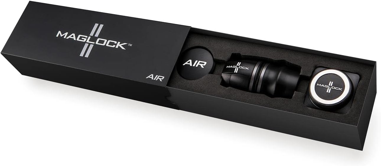 Maglock Magnetic Forced Air Helmet Connector with Safe Quick Connect and Detach for Professional & Hobby Racers (Helmet Connector Only)