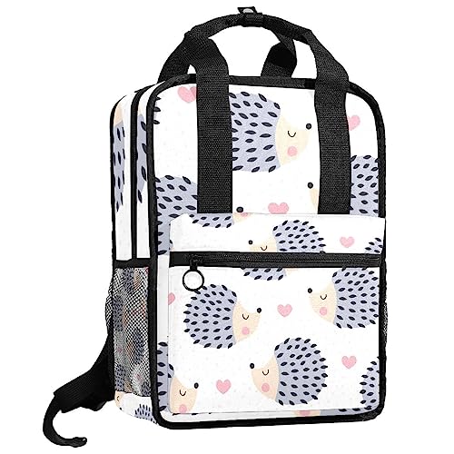 Sac à dos pour garçons imprimé dessin animé animal multicolore avec bretelles réglables