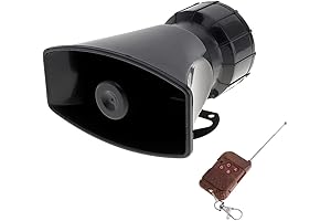 7 Sounds Siren Car Alarm Horn Speaker for Cars with Wireless Remote Control