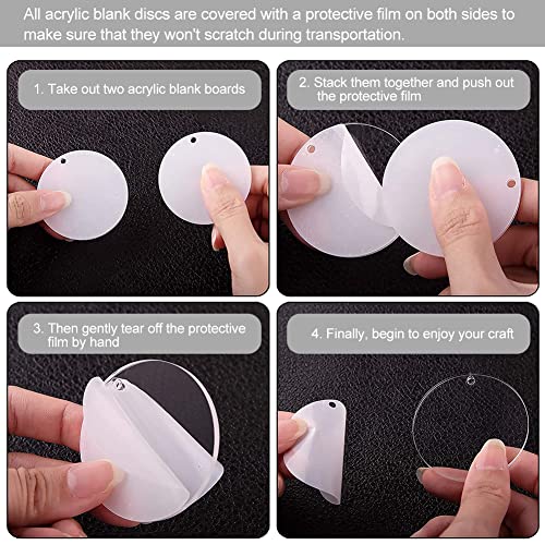 Dischi Acrilici,Foglio Acrilico Trasparente