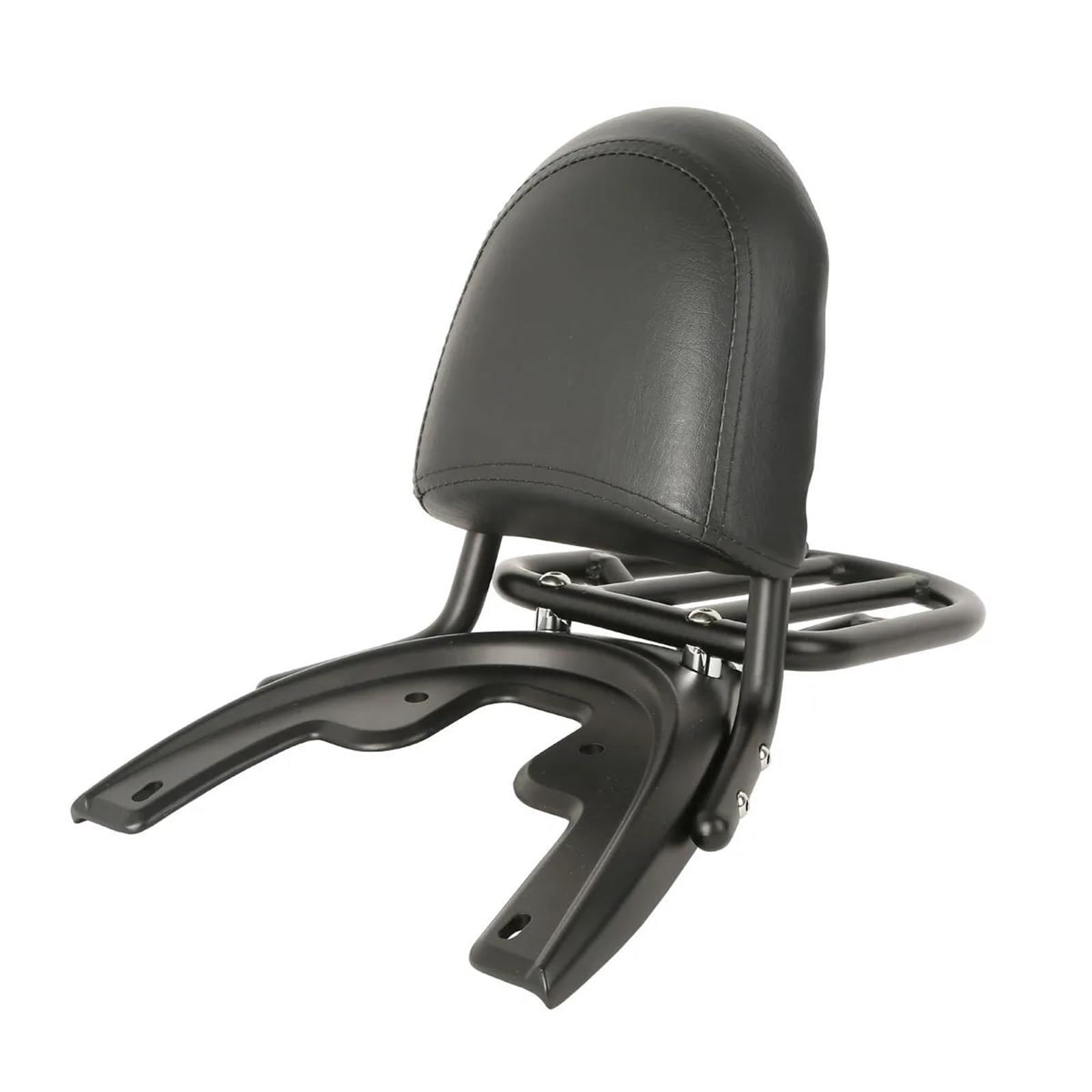 DZSCHUNLUSM Motorcycle Rear Luggage For VRSCSE 2005 For VRSCA For VRSCB For VRSCD 2002-2006 Motorcycle Sissy Bar Backrest Luggage Rack & Baseplate Rack Suitcase Bracket(Black)