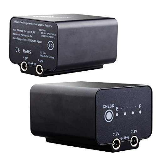 POWRIG Power Station 10200mAH Battery Power Pack with NP-F550 Battey Adapter for LED Video Light On-Camera Monitor Same as NP-F970