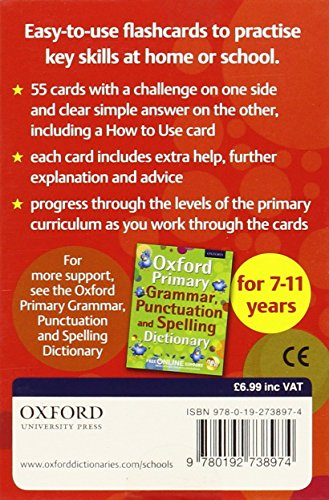 Oxford Primary Grammar & Punctuation Flashcards