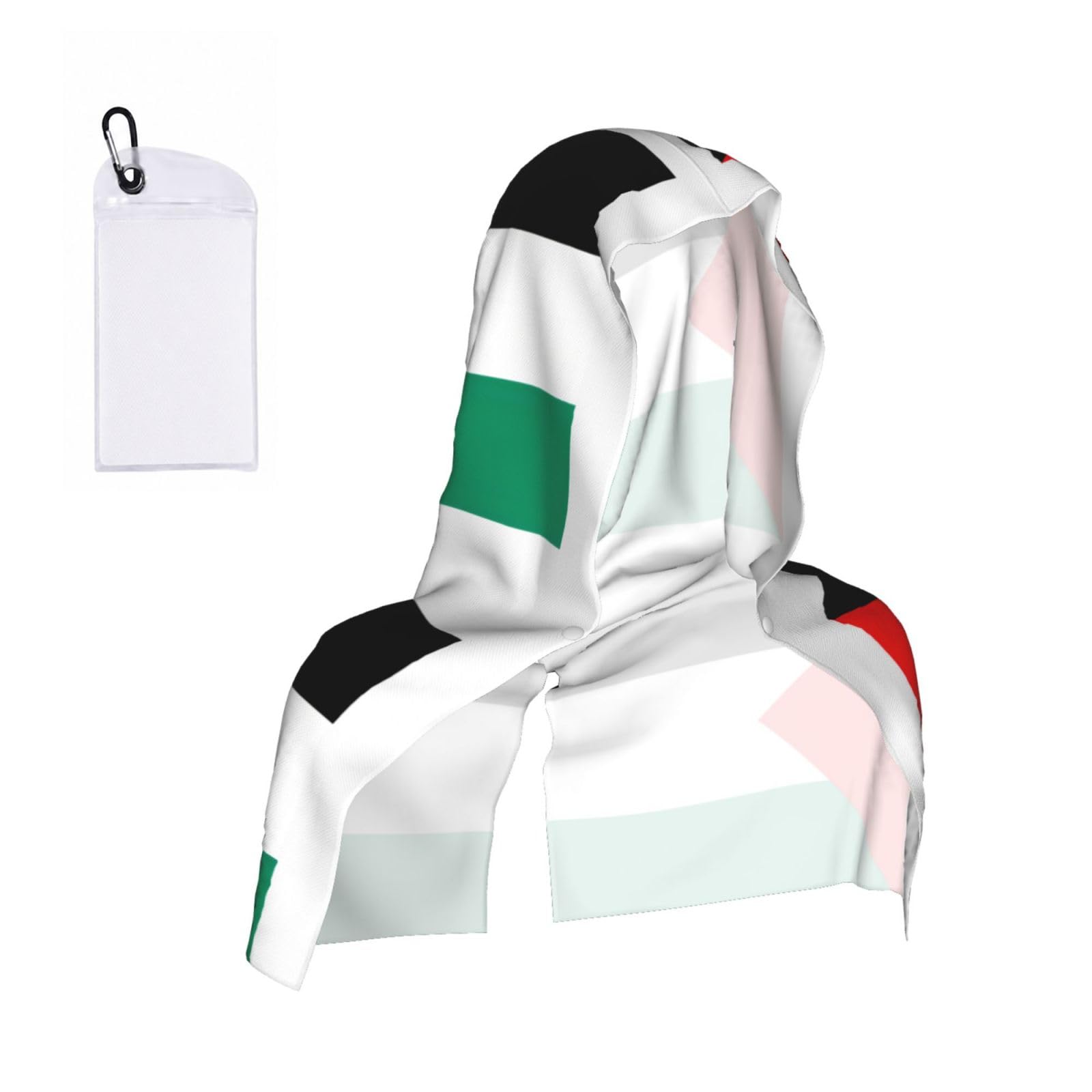 ZYJHYY Palestine Flag Print Unisex Swimming Towel Practical Camping Towel Skin-Friendly Cooling Towel For Workout Training