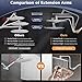 Rain Shower Head, 12 Inch High Pressure Shower Heads and Handheld Combo with Upgraded 12
