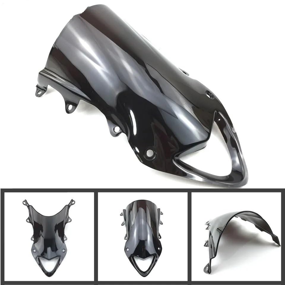 Pare-brise de moto BMW S1000RR 2012 déflecteur double bulle clear - 2