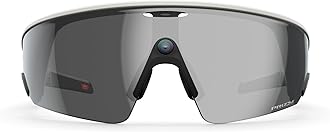 Oakley | Meta Vanguard with Meta AI, Audio, Photo, Video Compatibility - White, Prizm™ Black