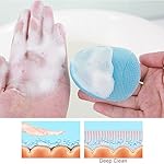 INNERNEED Super Soft Silicone Face Cleanser and Massager Brush Manual Facial Cleansing Scrubber Handheld Wash Pad for Sensitive, Delicate, Dry Skin (Pack of 4) - Image 5