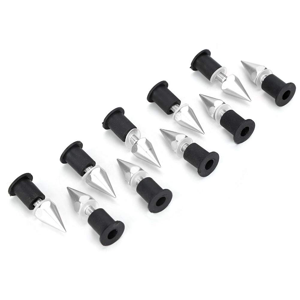 Viti per parabrezza per parabrezza, bulloni per parabrezza per parabrezza per parabrezza Viti M5 Dadi Accessori per la modifica del motociclo(Nero