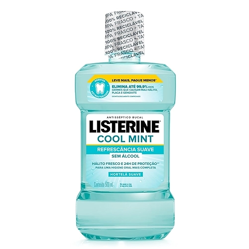 Listerine Cool Mint Enxaguante Bucal, 500mL