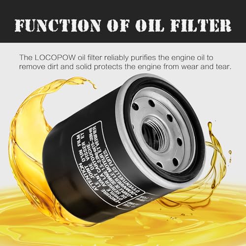 LOCOPOW 2520799 3084963 Oil Filter Part for Polaris Sportsman 500 400 450 335 570 Ranger Trail boss Trailblazer 330 Scrambler 850 XP 1000 Hawkeye 300 400 Magnum Xpedition 325 425 Xplorer 400 2521424