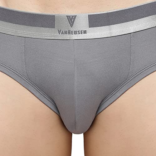 Image of Van Heusen Men Colour Fresh Briefs - Pima Cotton Stretch - Ultra Soft, Solid