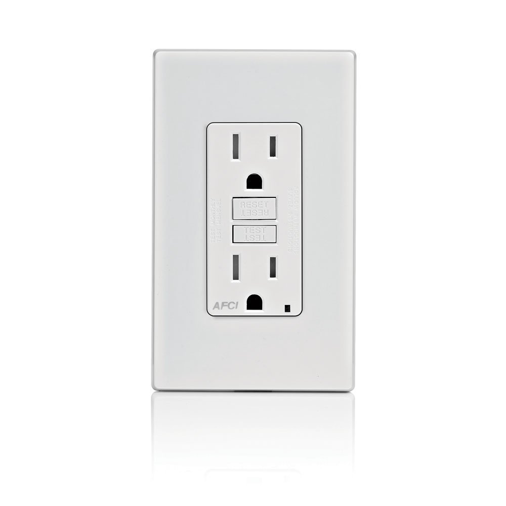 Leviton AFCI Outlet AFTR1-W