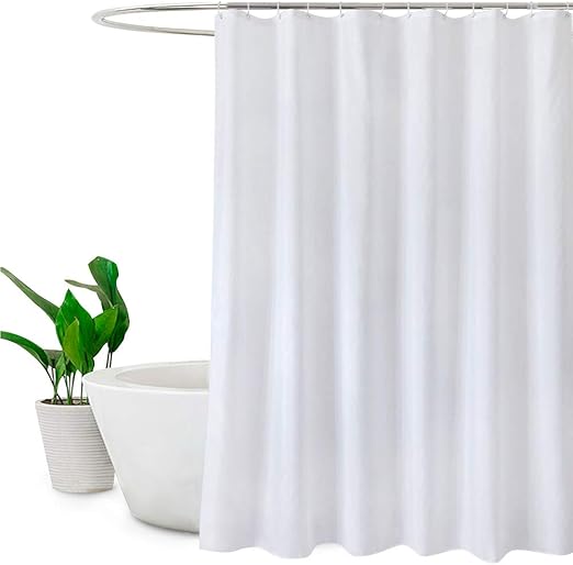 Extra Wide Shower Curtains 240 x 180cm drop/95"x 72",Mildew Resistant