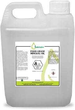 Lubrisolve Food Grade Mineral Oil for Cutting Boards, Countertops and Butcher Blocks, Slate and Stone 2 litres