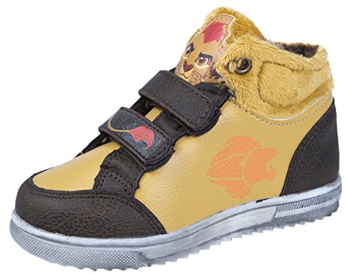 The Lion Guard Disney Baskets de Sport pour garçon Le Roi Lion - Marron - Kion Distressed Soul, 21 EU